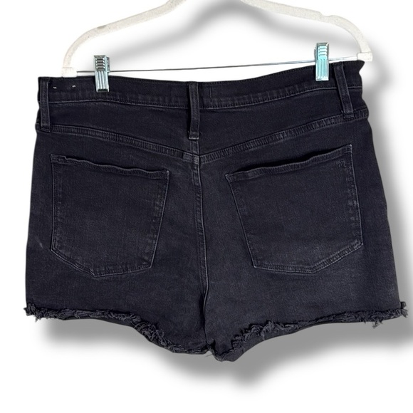 Madewell Black Button Fly High Rise Denim Shorts Size 32 - Picture 5 of 5